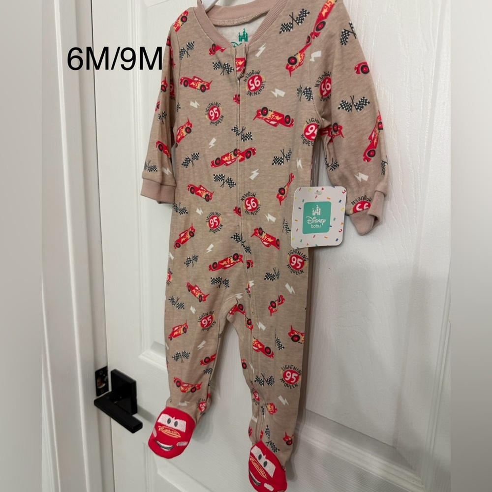 Disney Cars Lightning McQueen Baby Onesie 6m/9m
